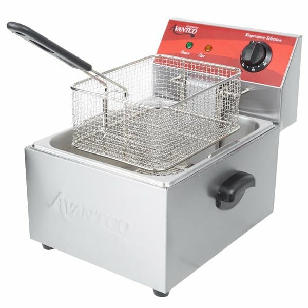 Commercial 10 lb Electric Kitchen Restaurant Countertop Heavy-Duty Deep Fryer 4