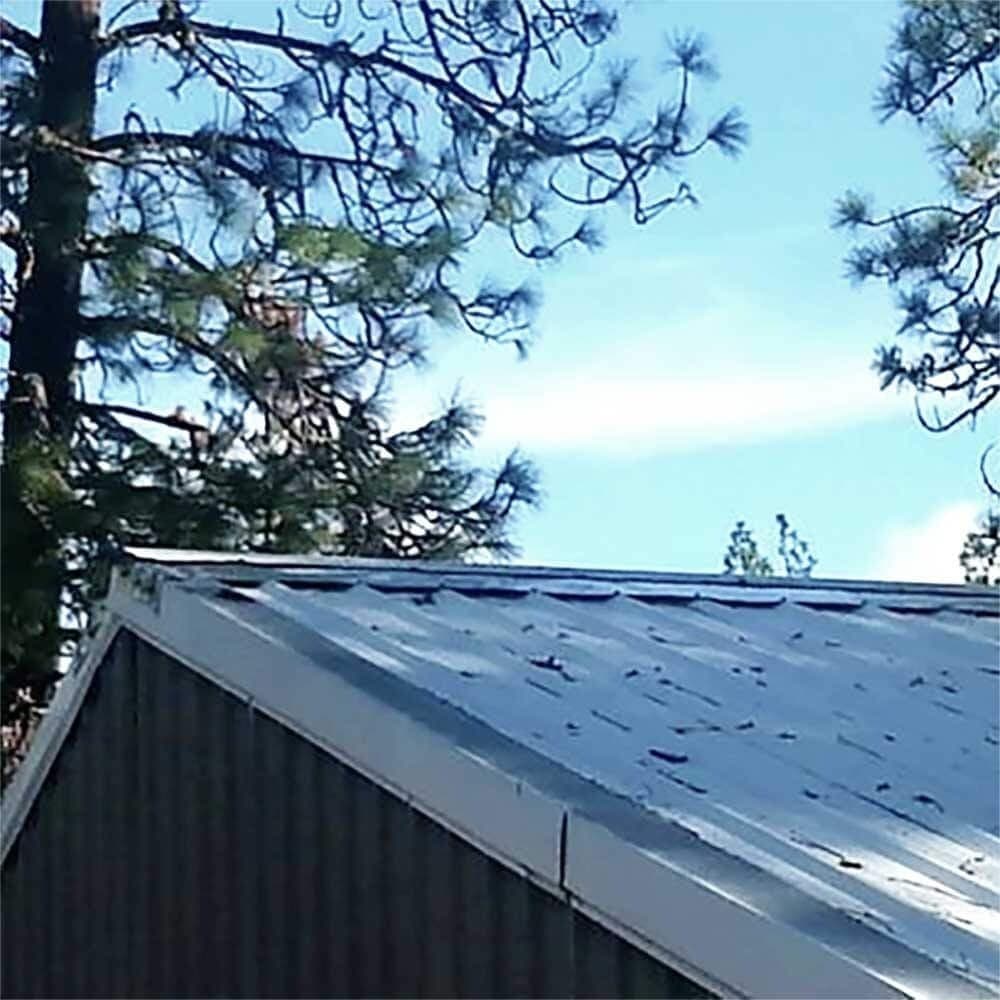 14 in. x 10 ft. Brown/White Aluminum Roll Valley Flashing 5