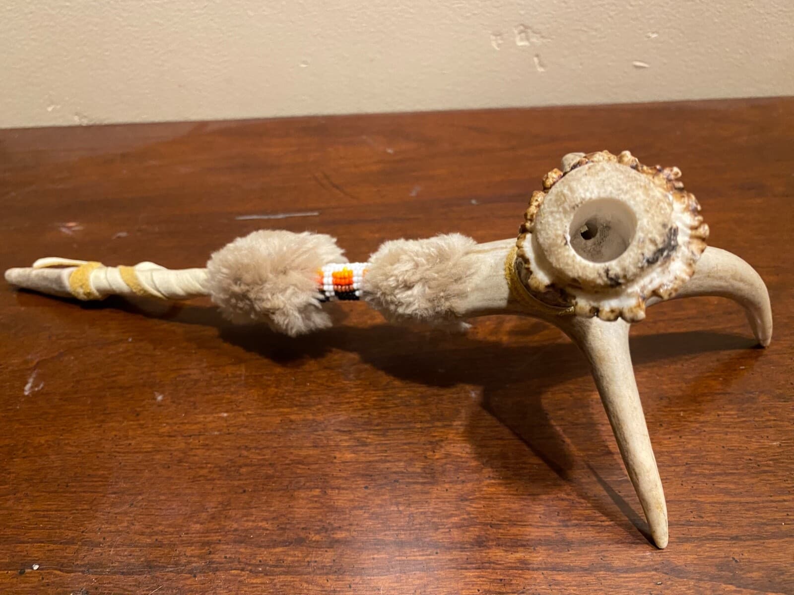 Antler Peace Pipe American Indian 4