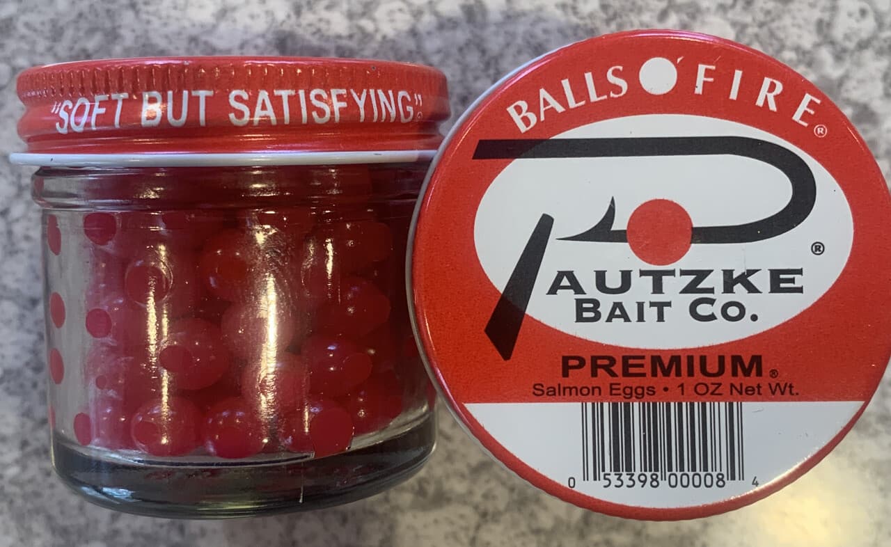 2 Jars Pautzke Balls O Fire Premium Salmon Eggs Pink