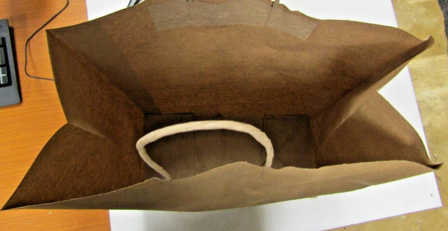 💥250) KRAFT BROWN PAPER SHOPPING BAG 87127 13 X 6 X 15.75 3
