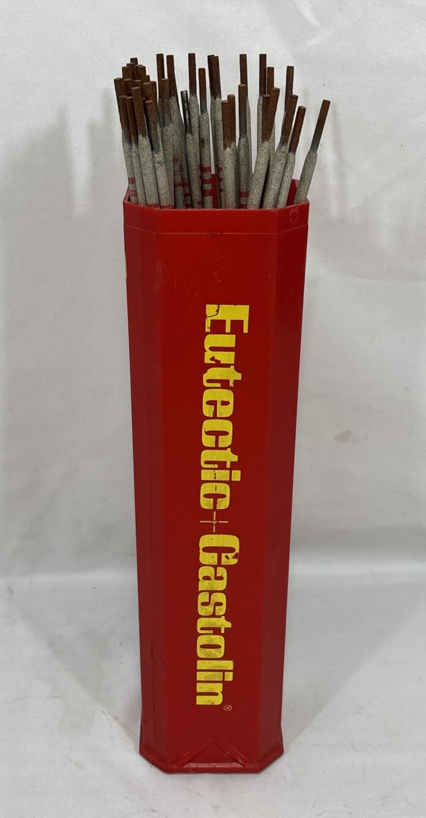NOS Eutectic Castolin BEAUTYWELD 1/8"D AC-DC Electrode 3 lbs 47 Rods Vintage B