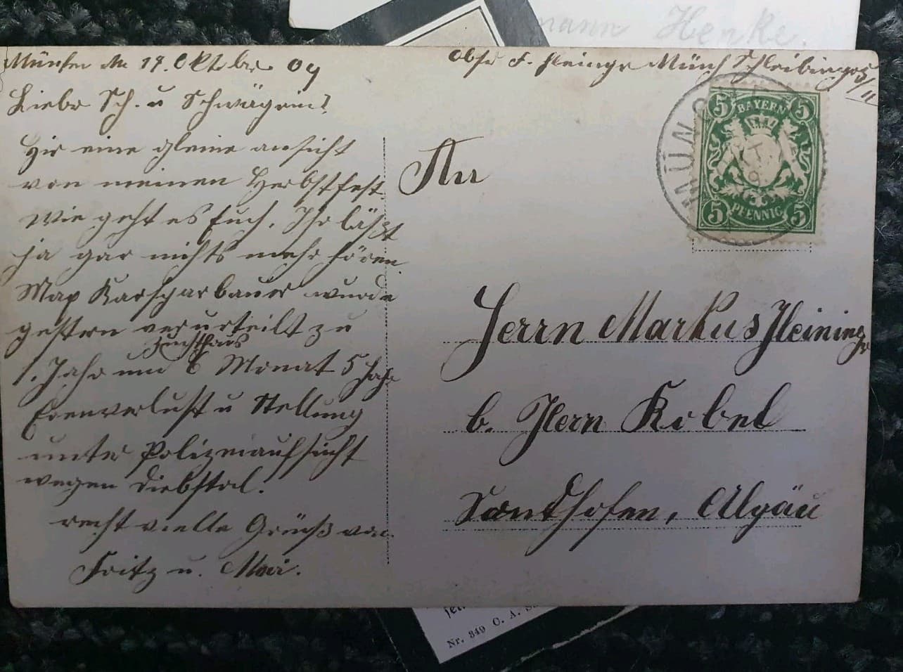 original german ww1 Wk1 Lot  bundle Death Card + Photos  5