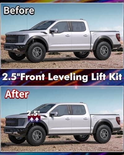  leveling Kit 2.5'' for F150, 2.5 inch Front Strut Spacers Leveling Lift Kits  5