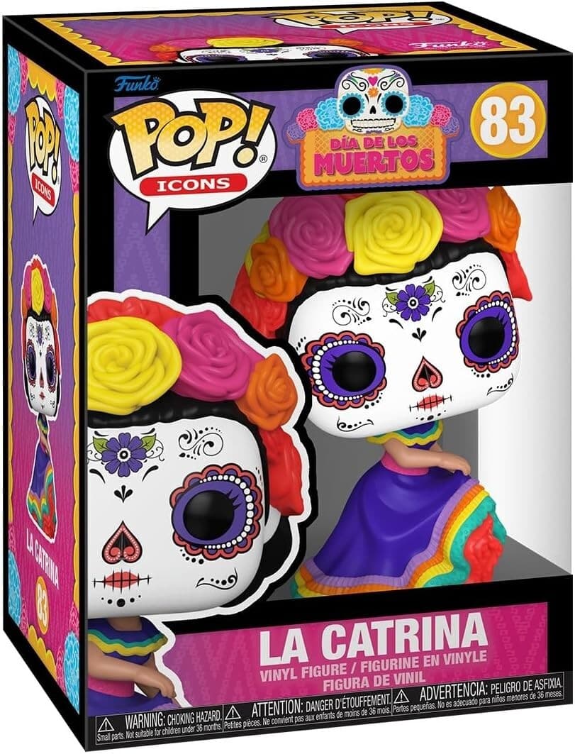 Funko Pop Icons Dia de los Muertos #83/84/85/86 Complete Set New 3