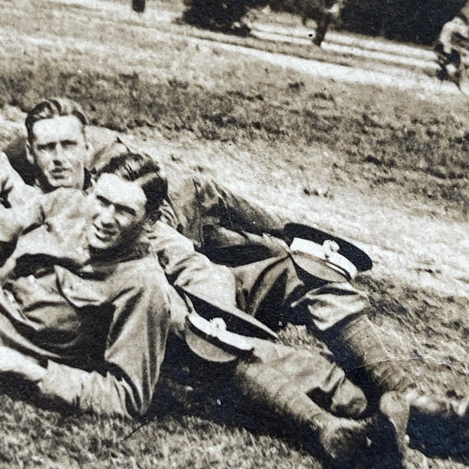 WWI Photos Trainee Army Officers x2 11x7cm 3