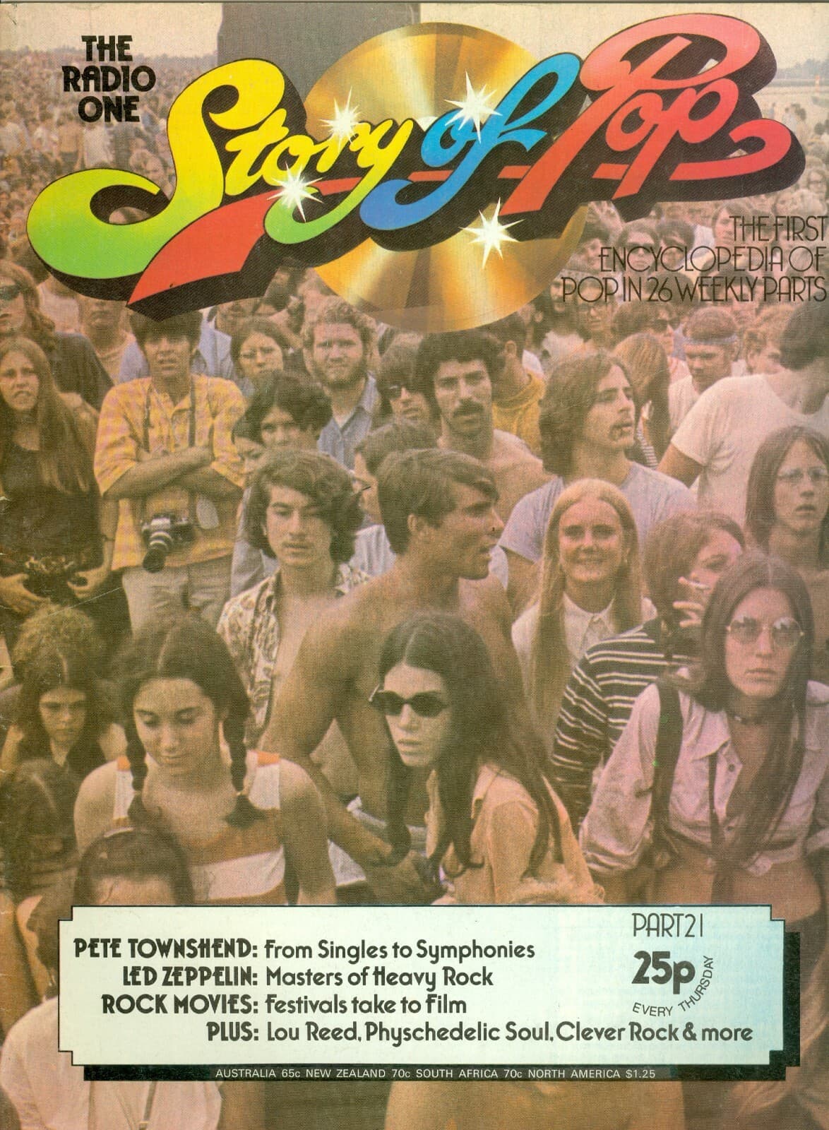 The Story Of Pop magazine #21 U.K.1973 Radio One Velvet Underground Lou Reed