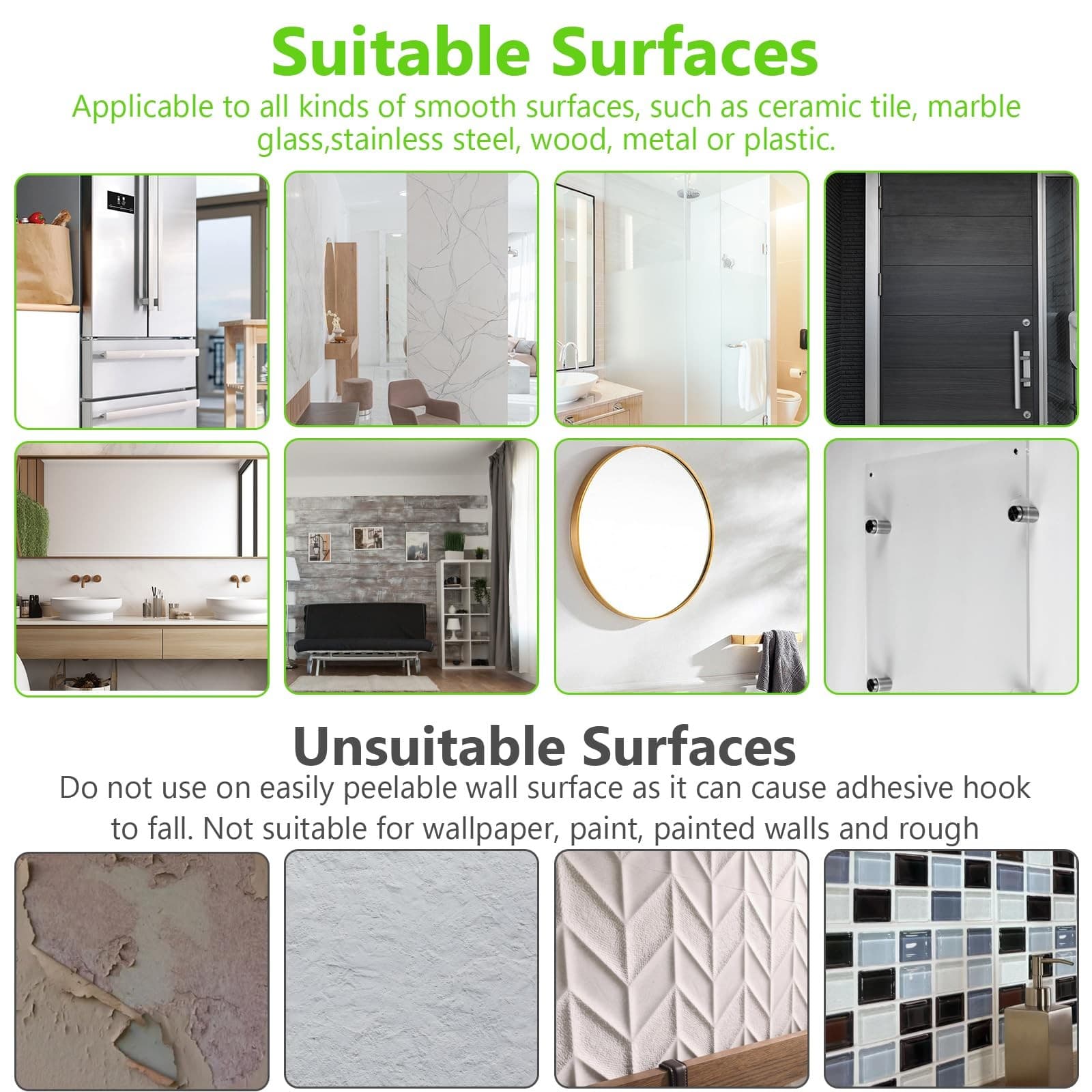 15PCS Invisible Adhesive Plate Hangers, Wall Hanger Display White 5