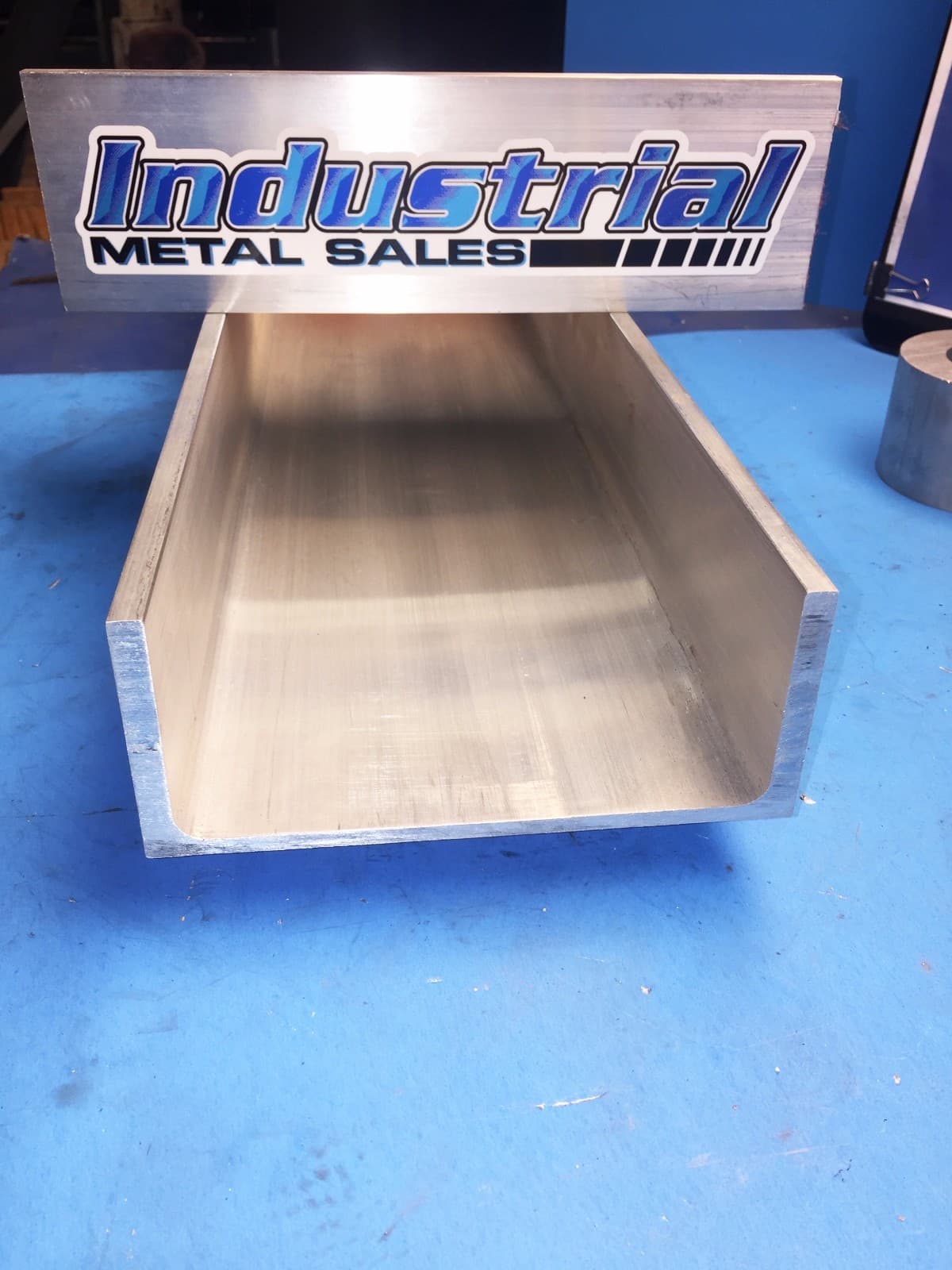 6061 T6 Aluminum Association Channel 6" x .210" x 3-1/4" x 12"-Long-- 6" Channel 2