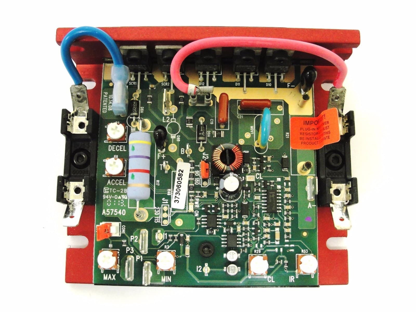 KB Electronics KBMM-125 DC motor control 9449 upc 024822094498 90vdc 3/4-1.5 HP 2