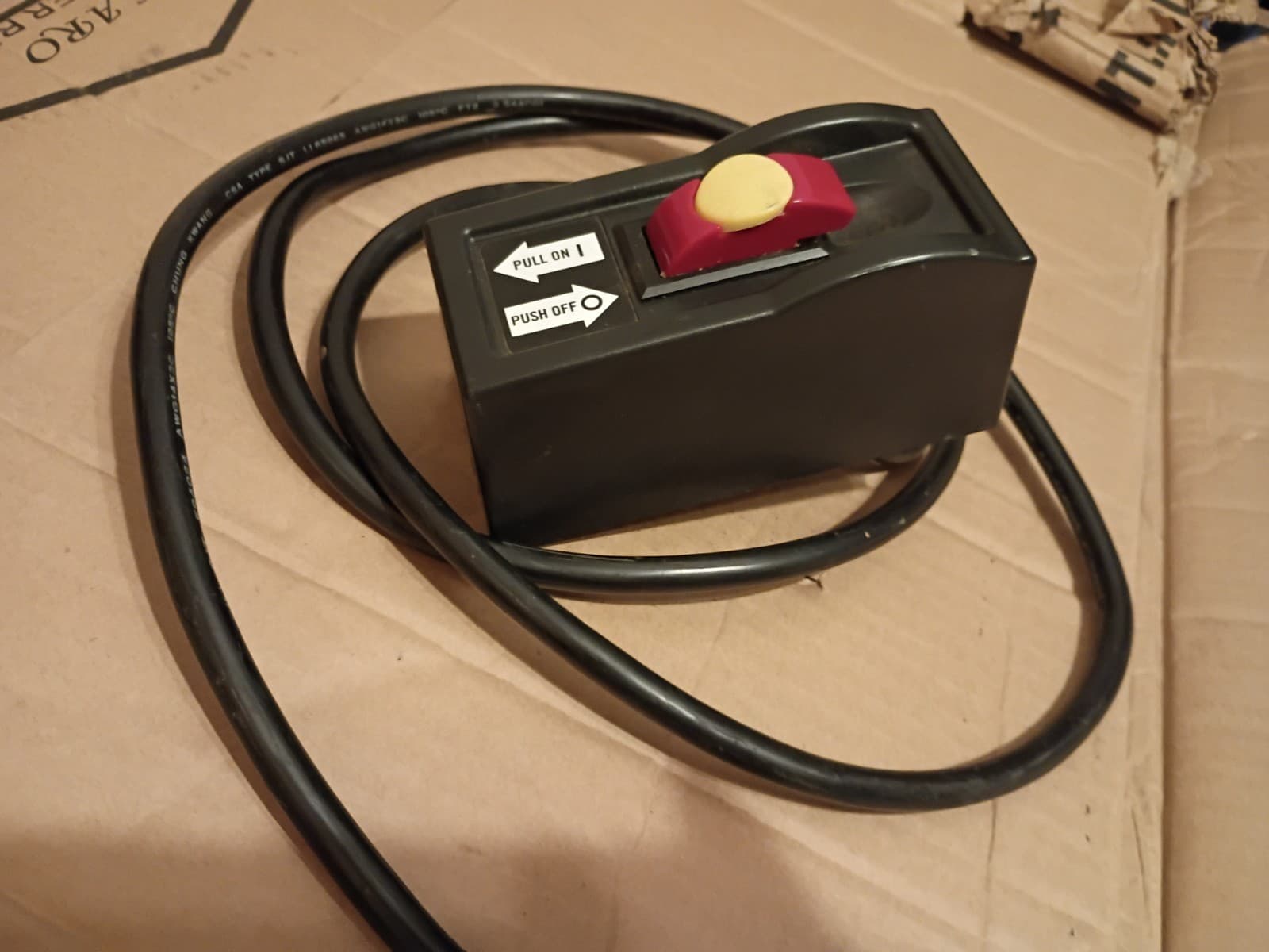 On/Off Power Switch Safety Sears Craftsman 315 Table Saw Rail Mount Ex Cond