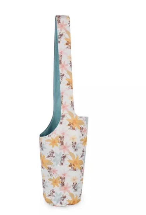 Disney Parks Mickey Mouse Floral Canvas Reversible Sling Bag  Purse -  NEW 2