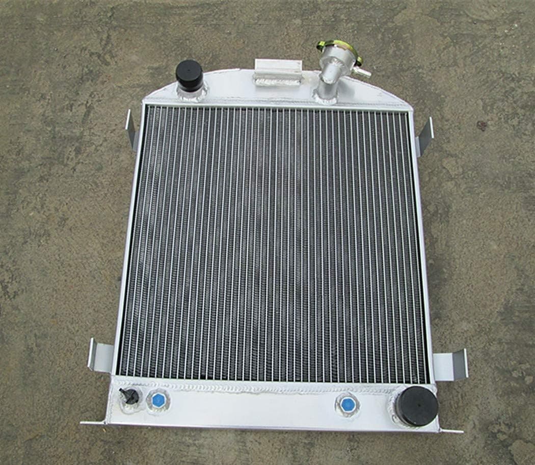 3 ROW Aluminum Radiator For 1932 FORD CHOPPED CHEVY ENGINE AT 32 3