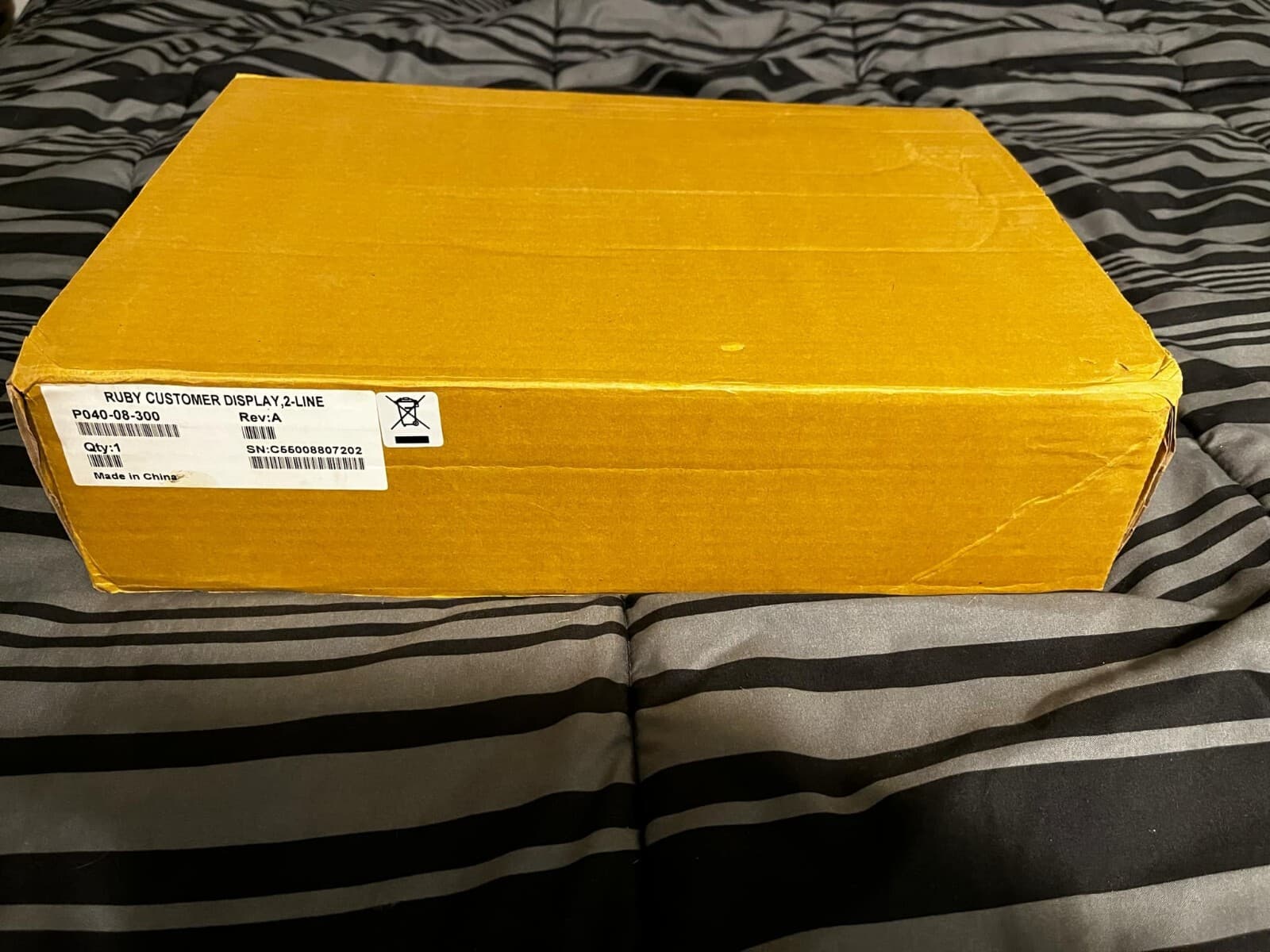 VeriFone Ruby CPU4 CPU5 Sleek Style Customer Display P040-08-300 NEW 6