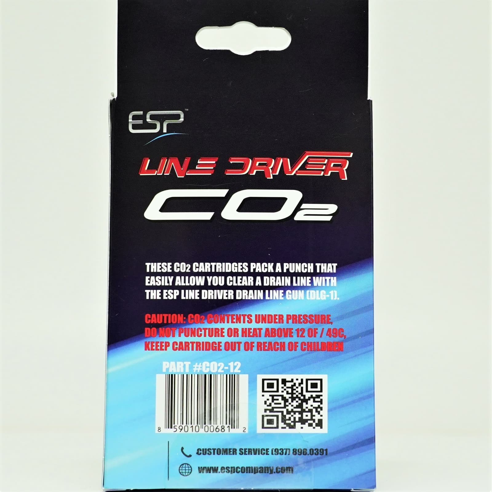 Supco CO2-12 ESP Smooth CO2 Cartridges 16 gm 800 PSI Pack of 12 5
