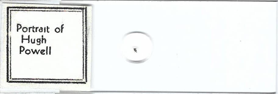 Portrait of Hugh Powell Microphotograph Microscope Slide 2