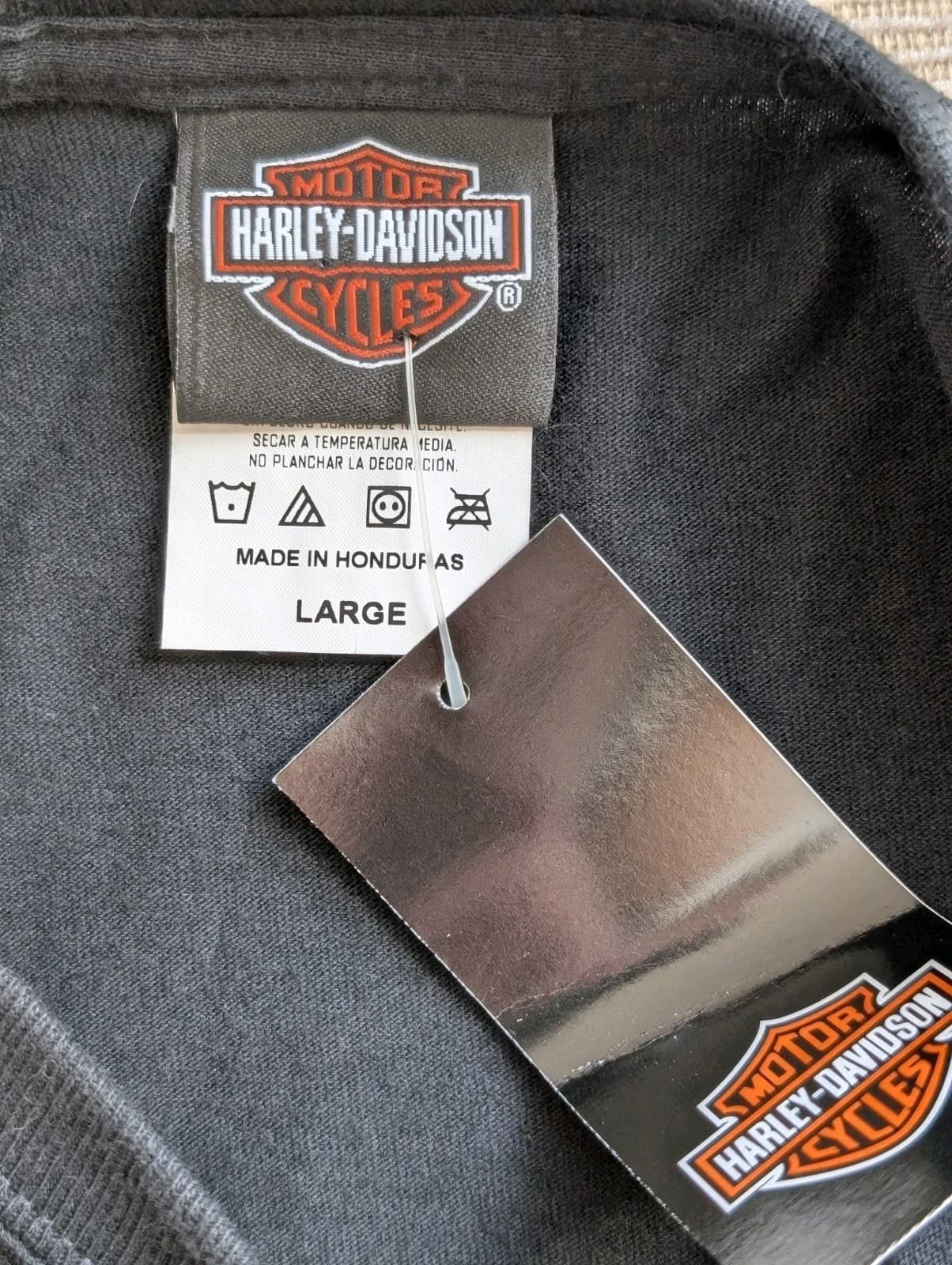 Harley Davidson of Tampa Florida Graphic Tee Shirt Franken Spark NWT Sz L  5