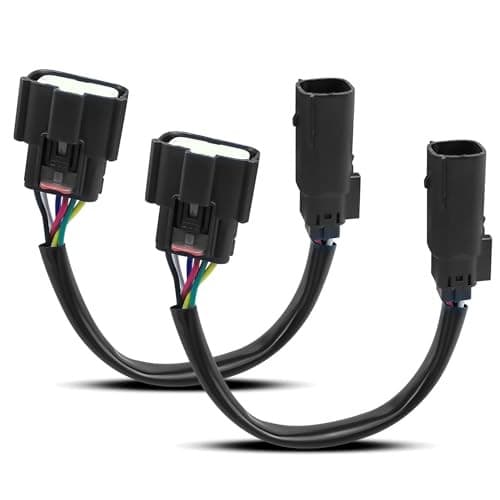 2Pcs Halogen to LED Taillight Adapter Conversion Wiring Harness Fit for Ram  2