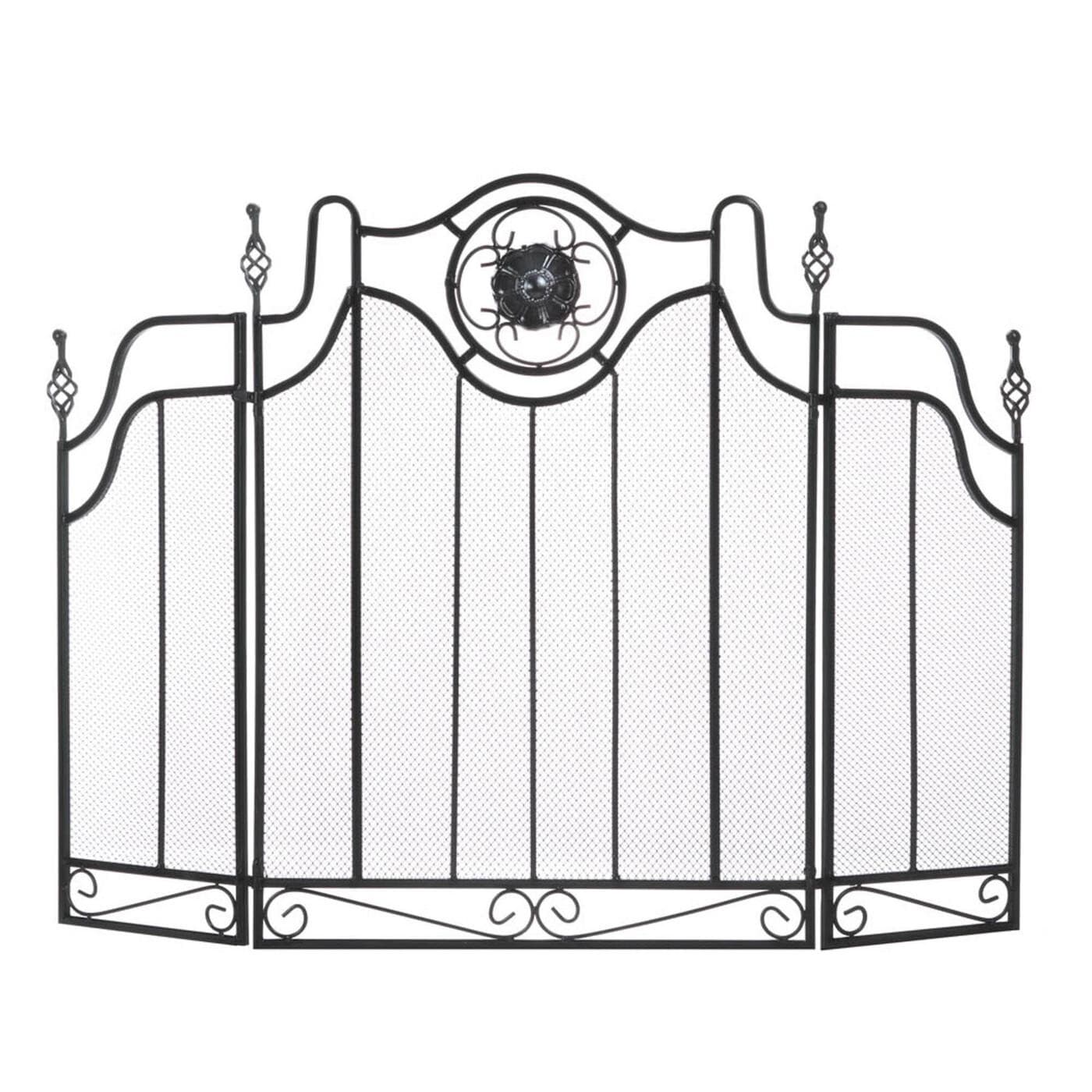 Tuscan-Design Decorative Fireplace Screen Home Improvement Collectible