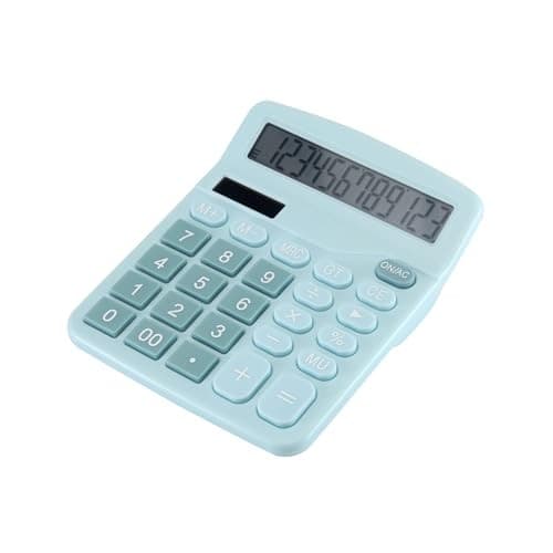 Desk Calculator 12 Digit Office Calculators with Large Screen Display, Dual  3