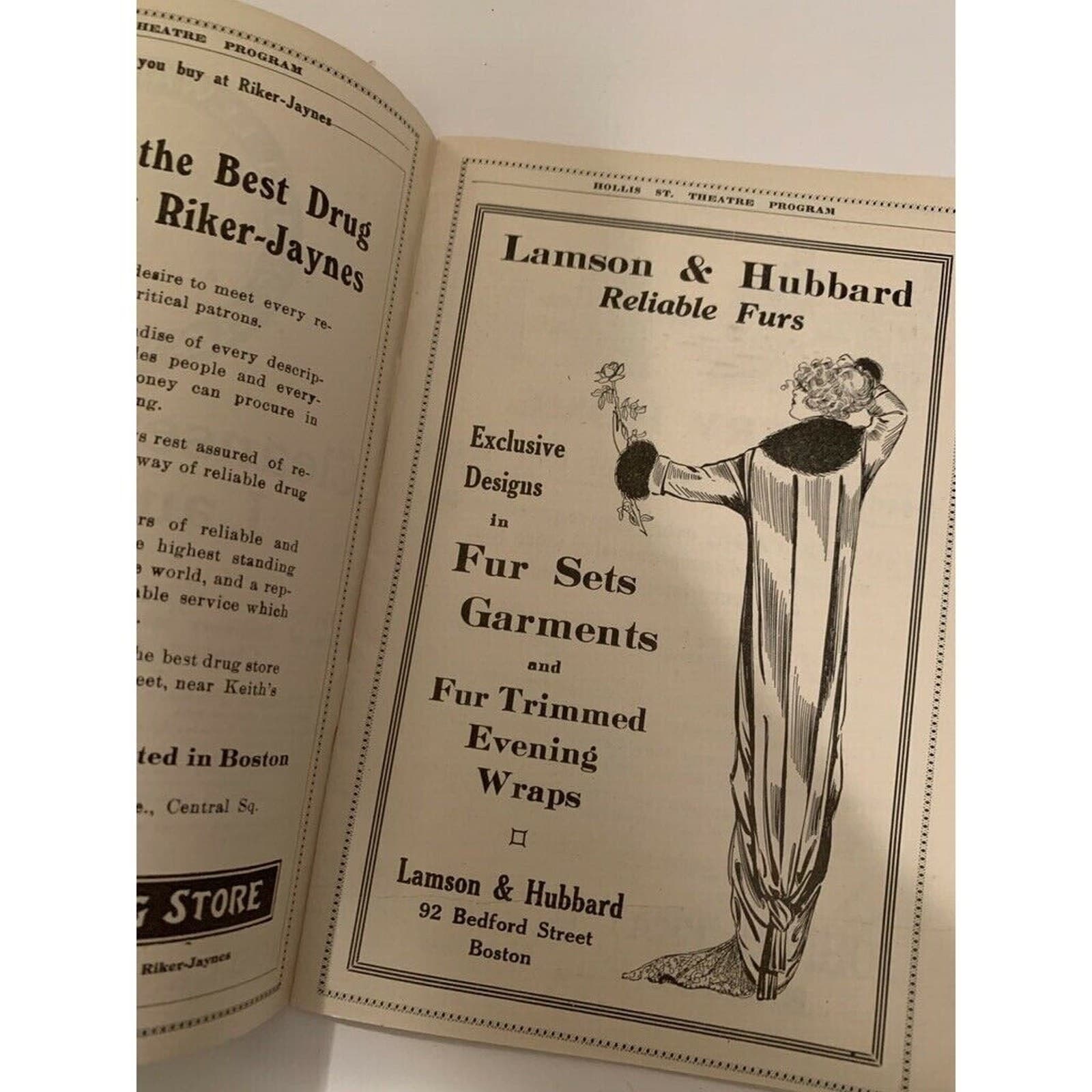 Hollis ST. Theater Program 1913 2