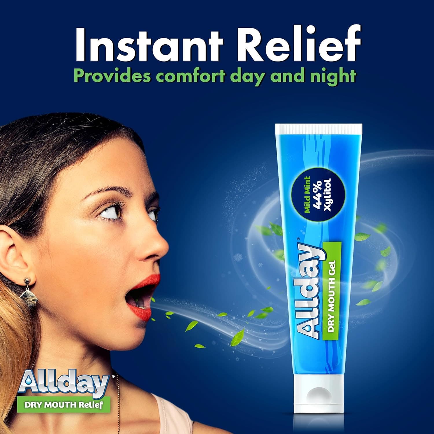 Allday Dry Mouth Gel - Maximum Strength Xylitol, Fast Acting (2 Tubes) 5
