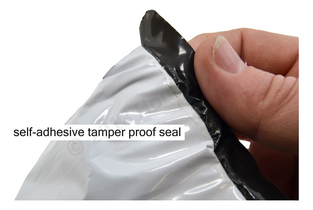 10x13 - #4 POLY MAILERS - (100) Bags - Houselabels - 2.35 MIL Shipping Envelopes 6