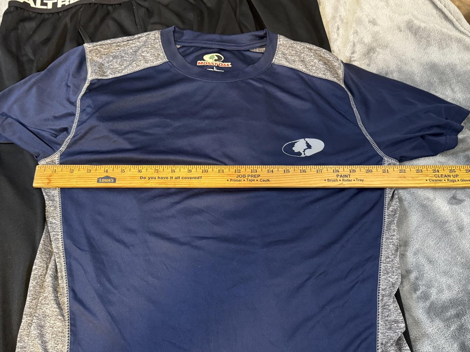 Mossy Oak Shirt + 2 Realtree Pants Mens Large Navy Black 2 Piece Set Base Layer 3