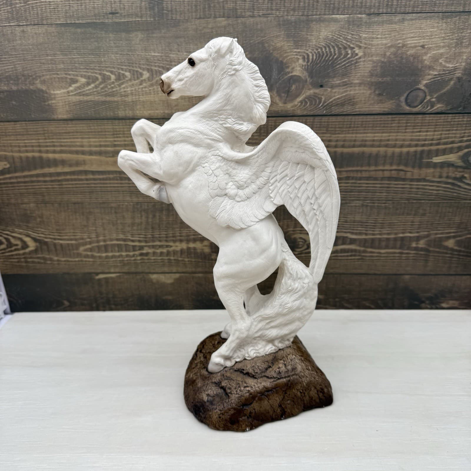 Windstone Editions 1991 Pena Stallion Rearing Pegasus Flying Horse Figurine 2