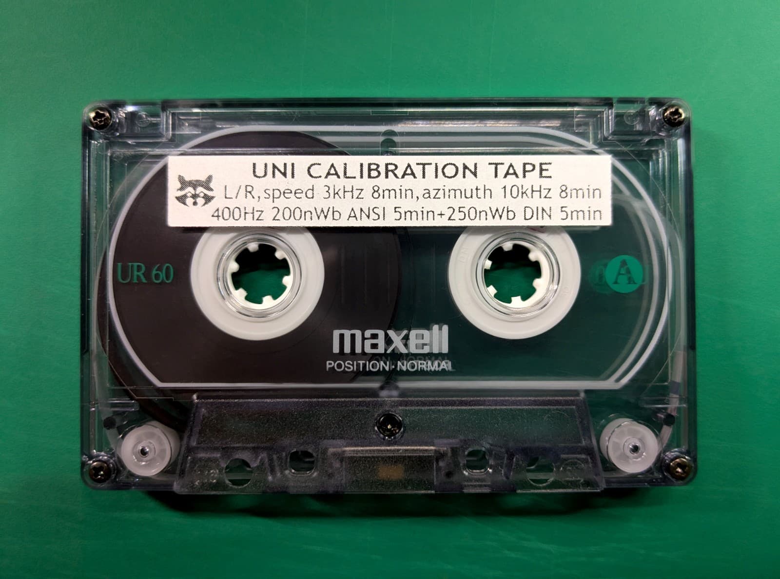 UNI 5in1 Test/Calibration tape, 2 level standards: ANSI+DIN REF, speed, azimuth 4