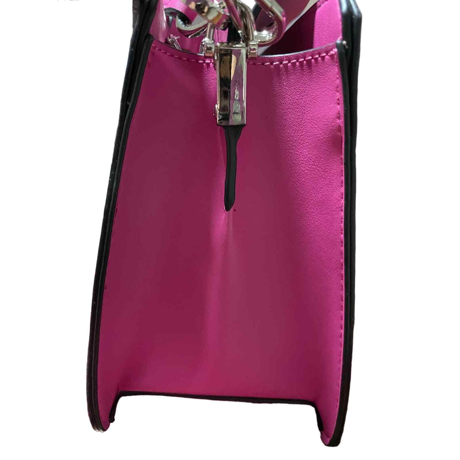 STEVE MADDEN BEVELYN SATCHEL CROSSBODY BAG W AIR POD CASE PINK NWT 4