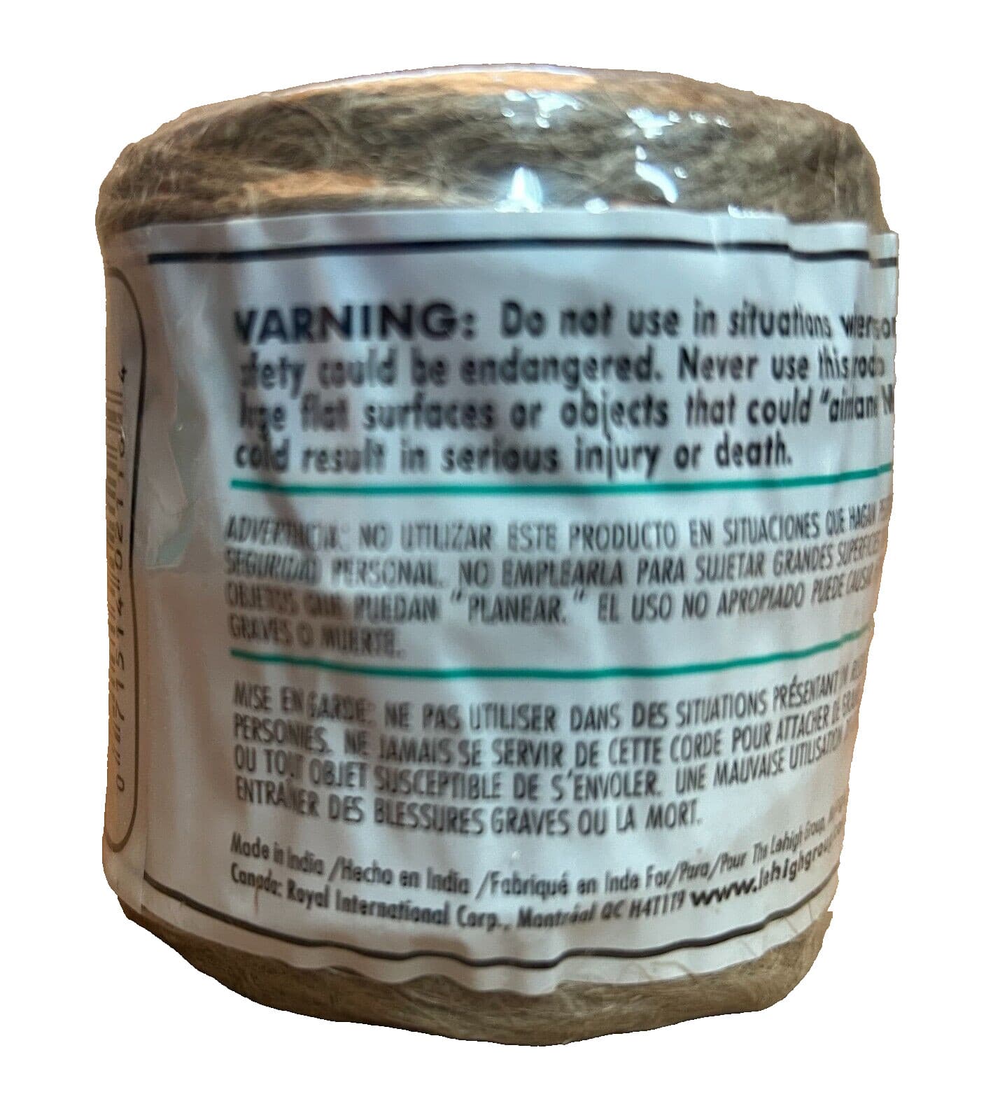 6 Pack of 190 Feet Natural Twisted Jute Twine Cord Craft Rope String Garden 5