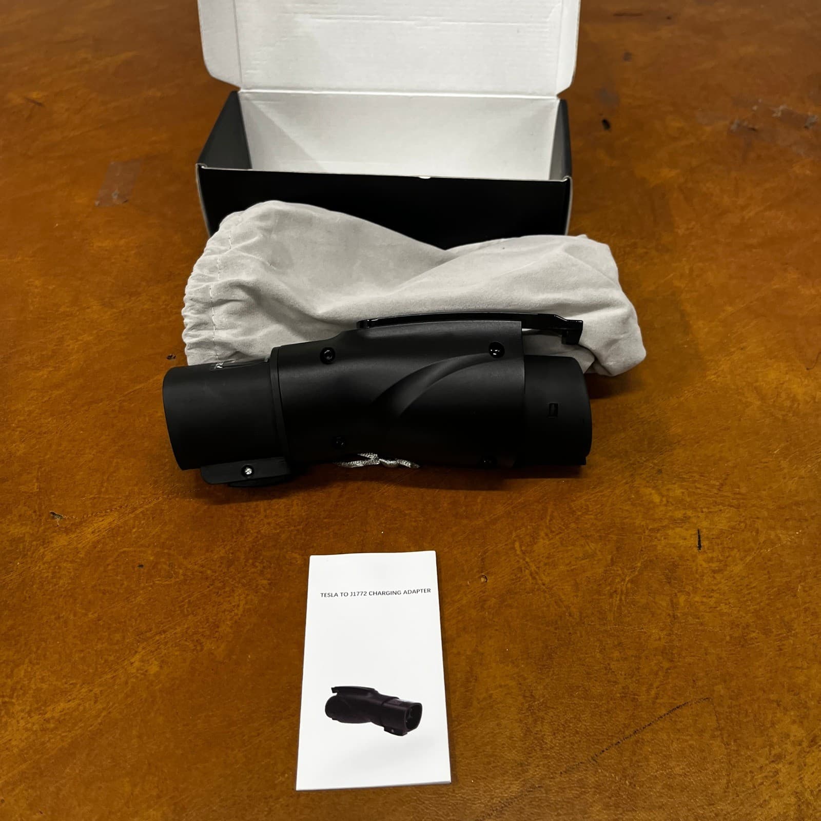 Tesla to J1772 Charging Adapter Black Max 60Amp, 250V Electric Vehicle EV Charge 5