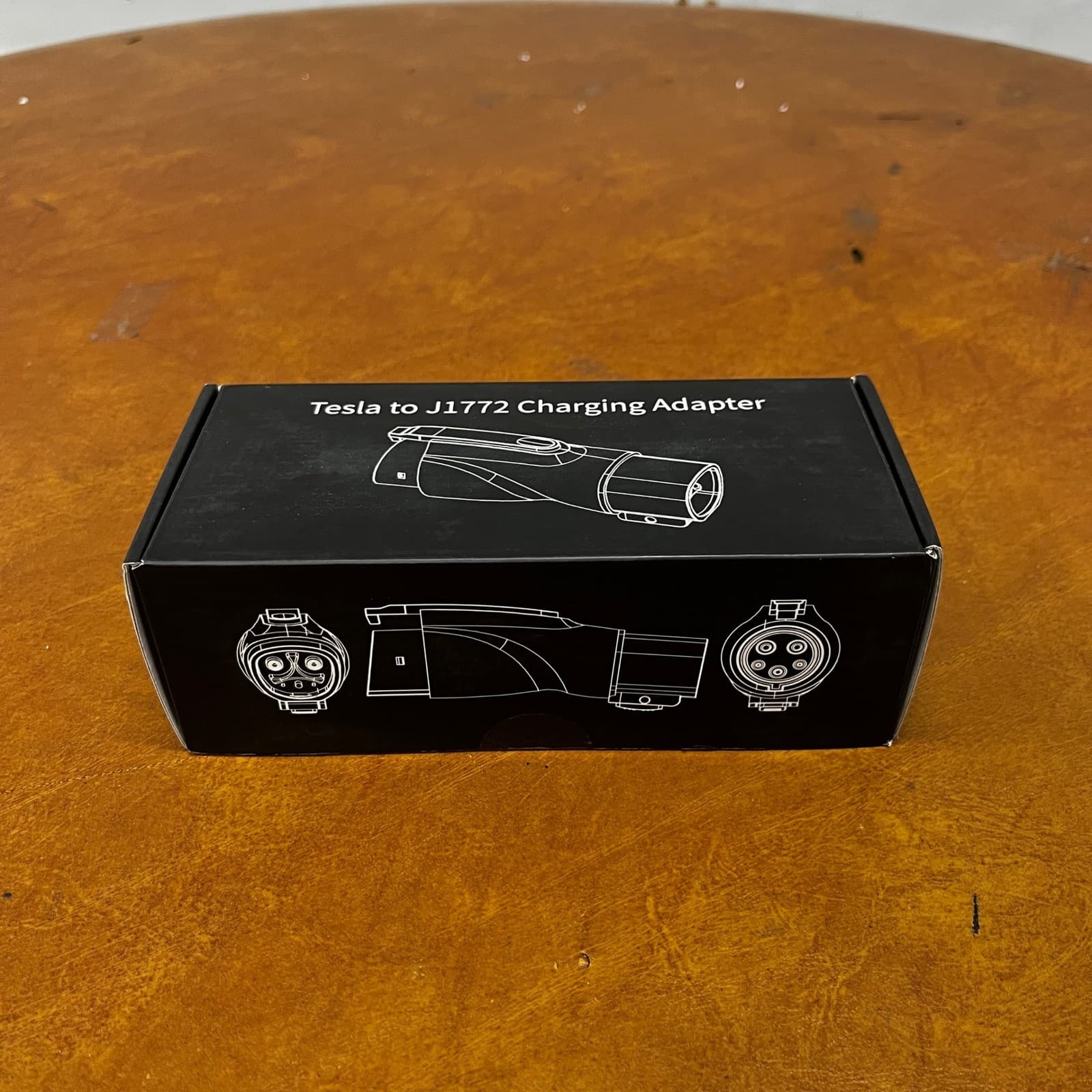 Tesla to J1772 Charging Adapter Black Max 60Amp, 250V Electric Vehicle EV Charge 2