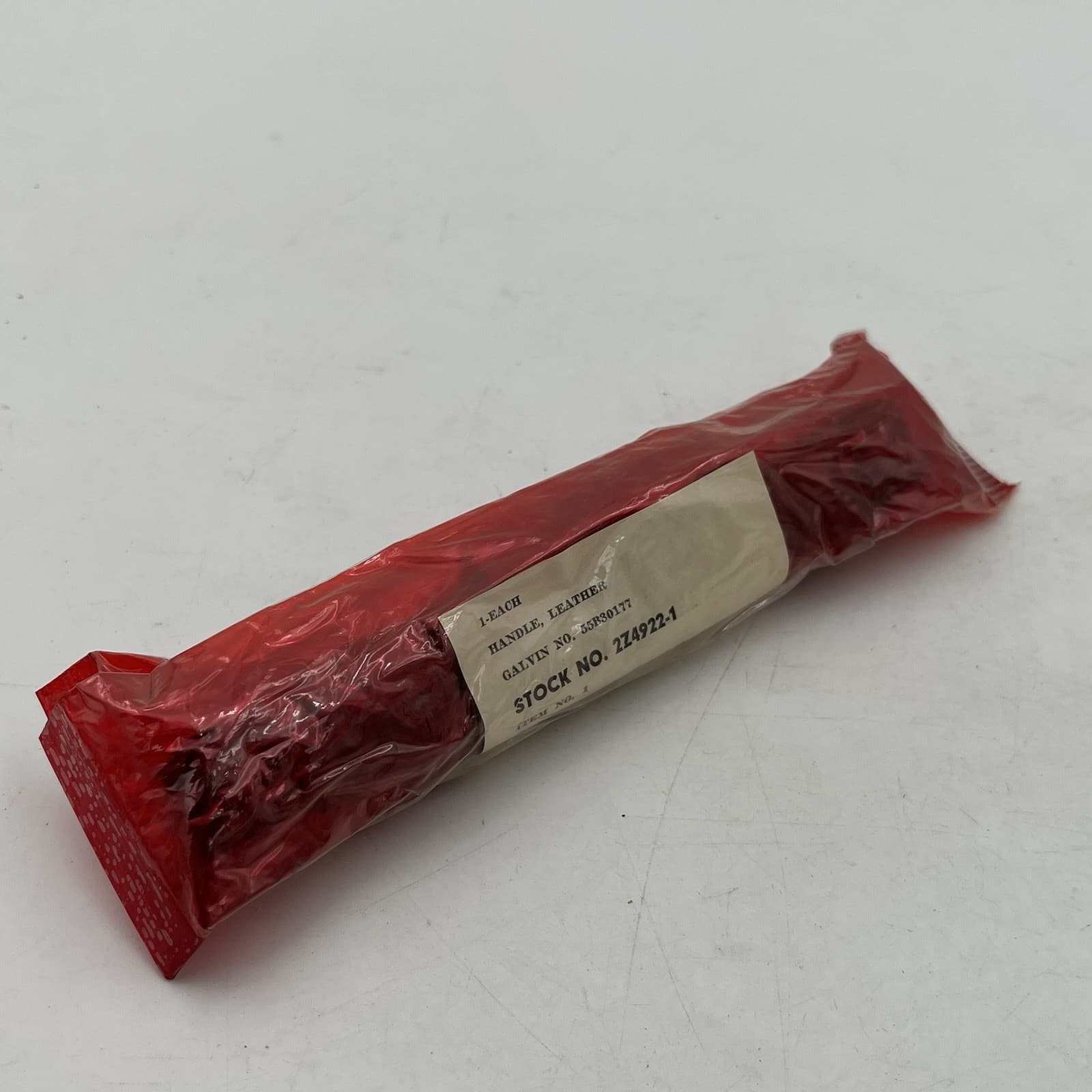 Machinist Tool Chest Box REPLACEMENT LEATHER HANDLE Antique VTG NOS 1945 WW2 New 4