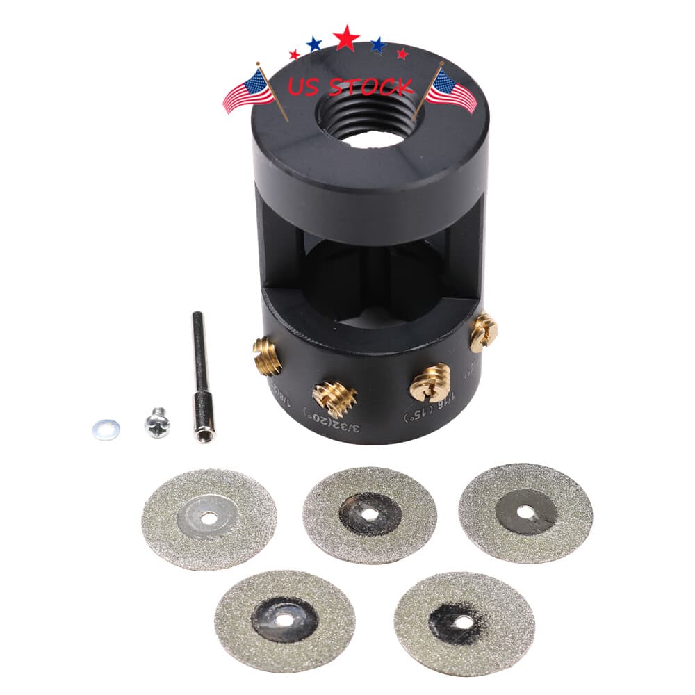 Tungsten Grinder Sharpener Multi-Angle & Offsets Tool Head TIG Welding TGS3412 5