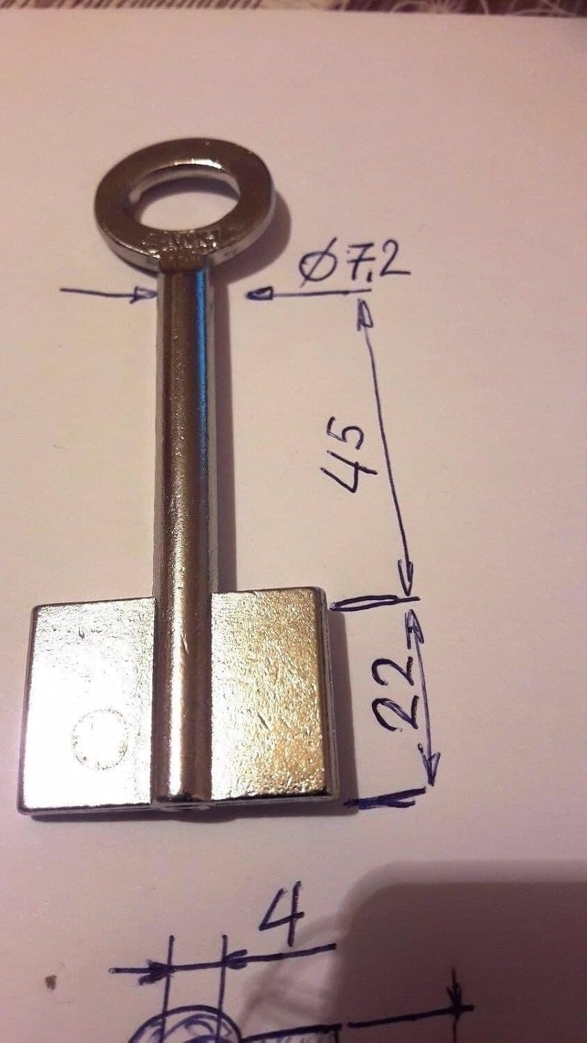 SANK1  /Safe Key blank 3