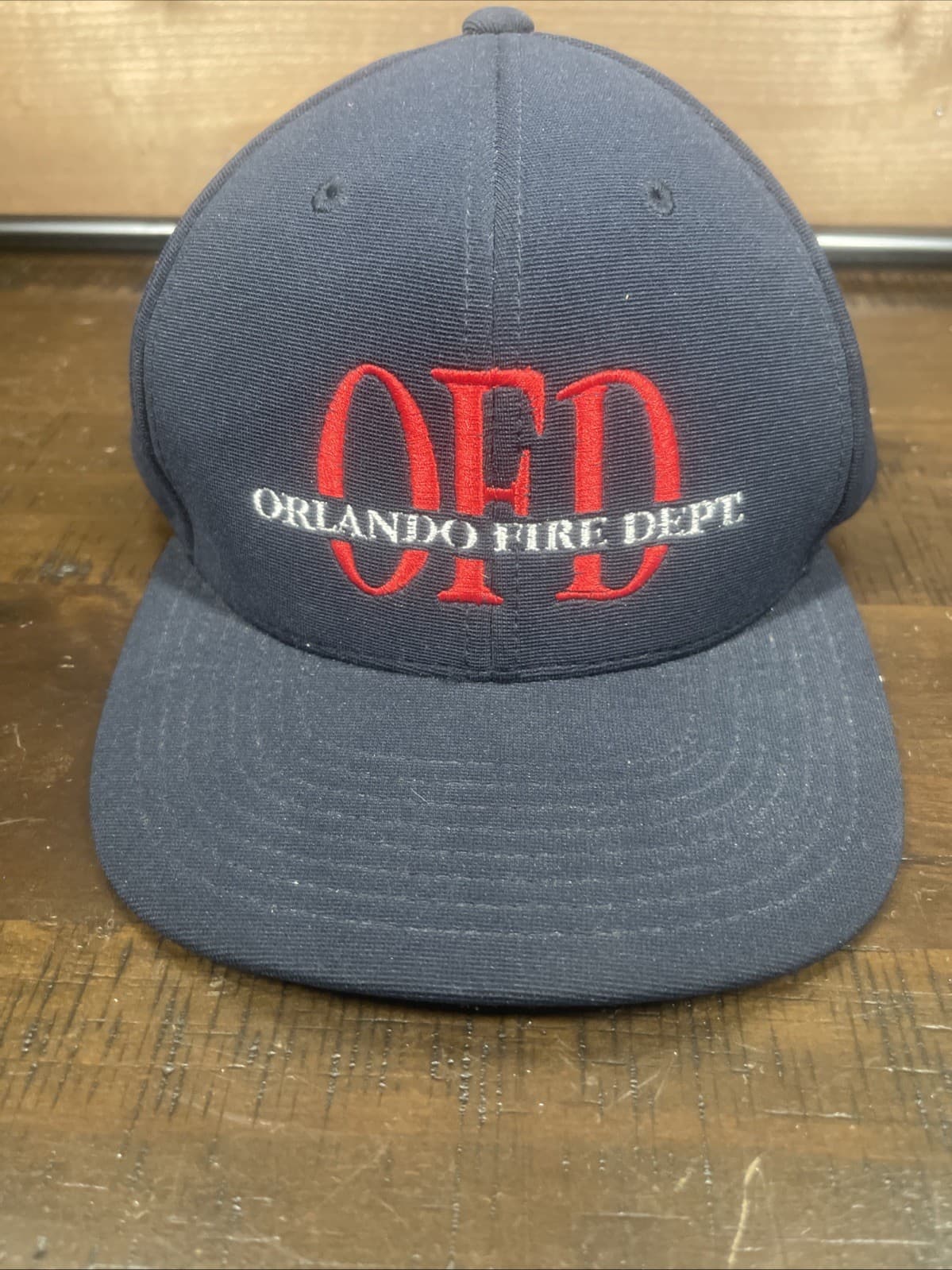 Orlando Fire Dept Blue Fitted Hat Pacific Adult Adjustable