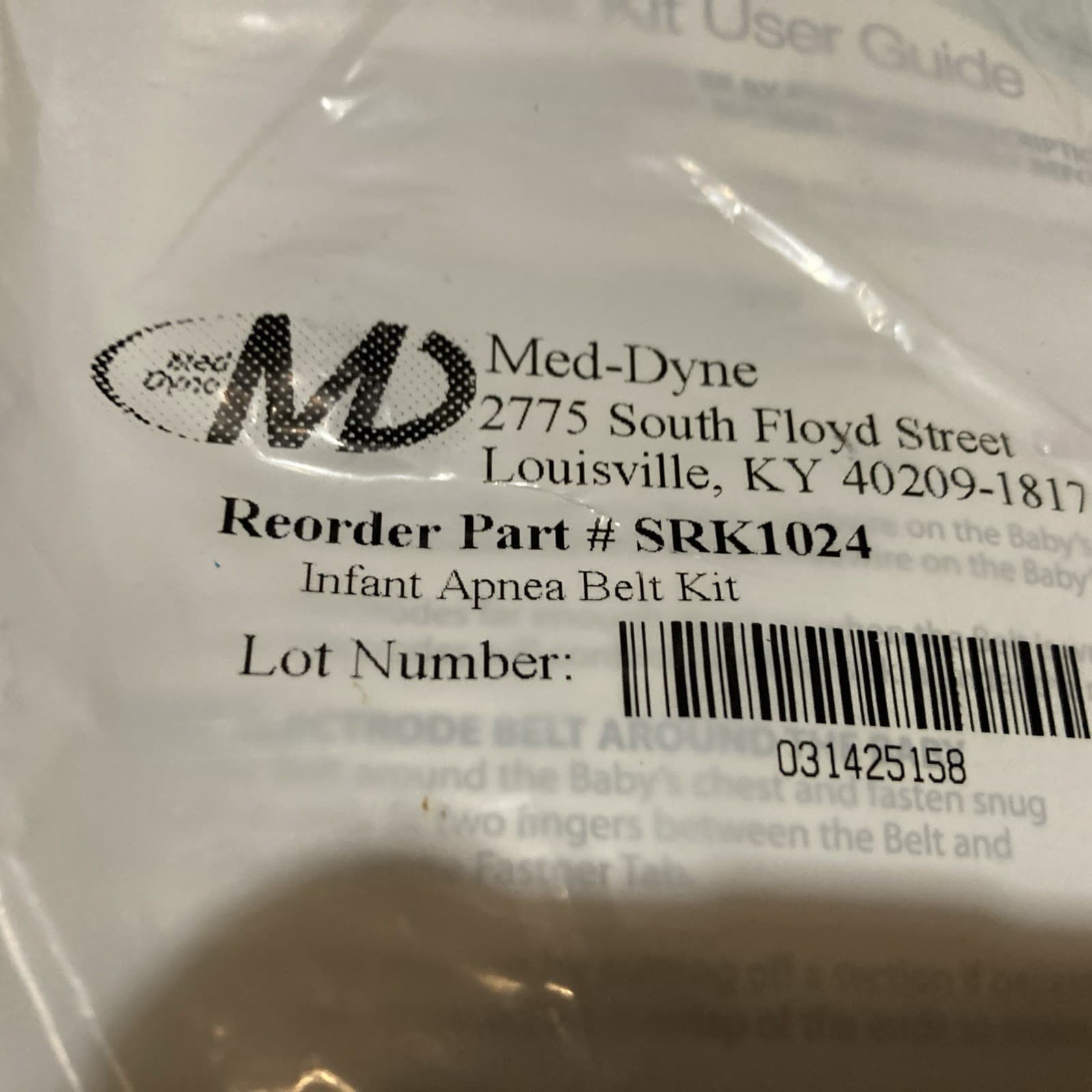 Lot of 2 MD apnea belt kit SRK1024 3