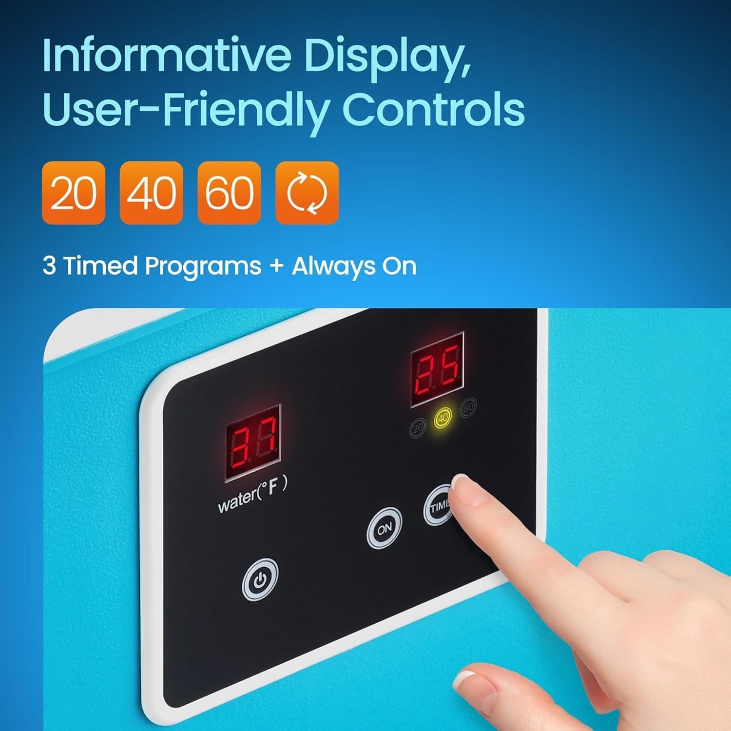 9 QT Cold Therapy System For Knee Post-Surgery Cooler Pump With Digital Timer 4