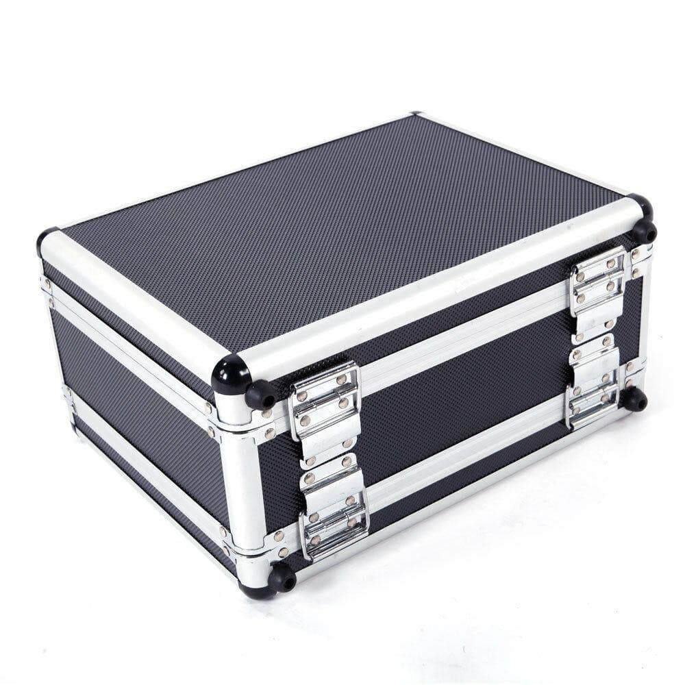 Double Aluminum Pistol Handgunc Carrying Case Digit Password Lock Safe Tool Box 3