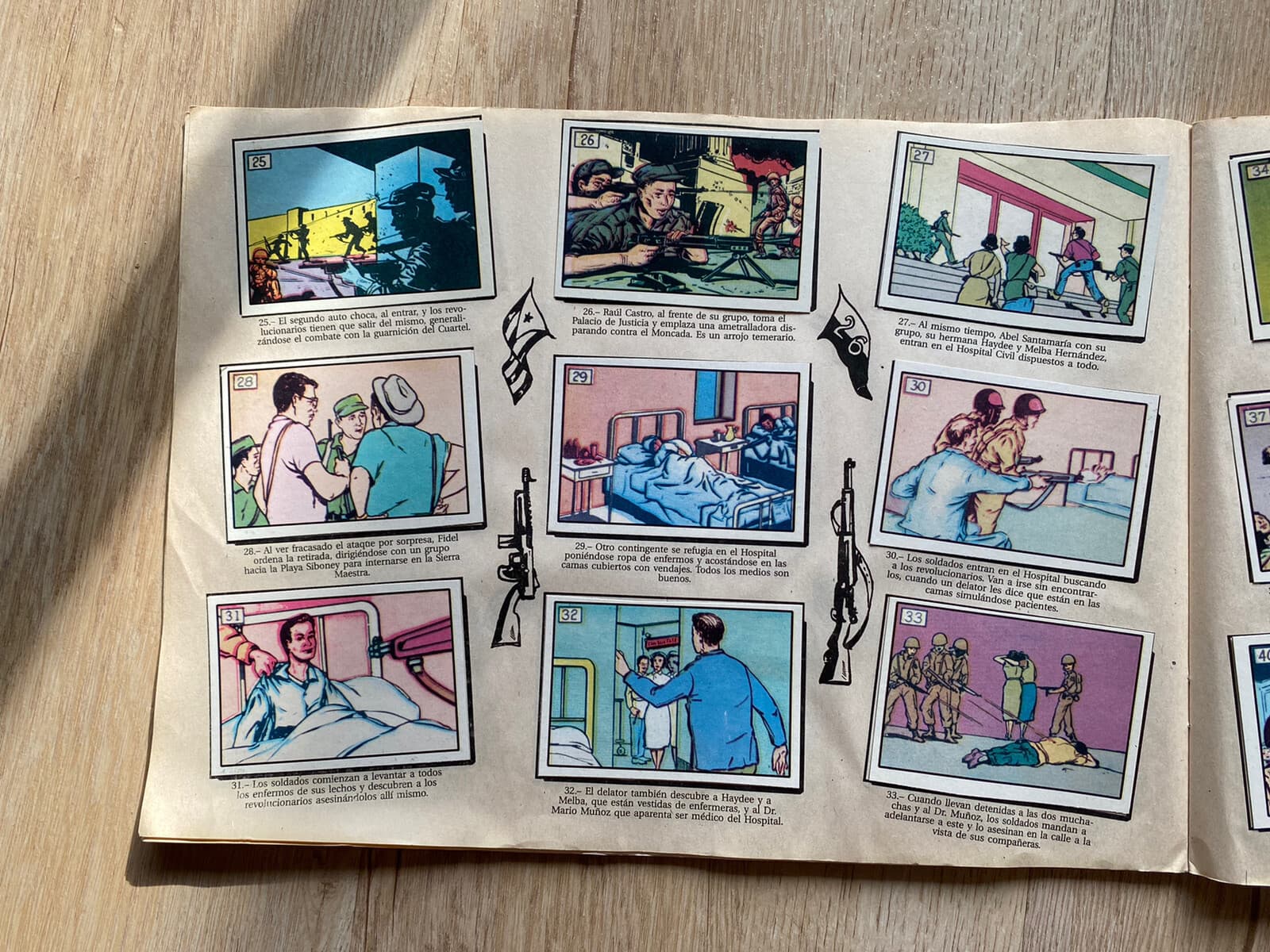 Album de la revolucion cubana 1952-1959 complete 268 trading card album 6