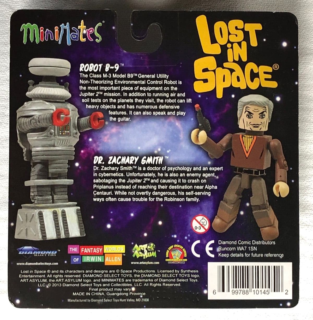 LOST IN SPACE TV Series Diamond Select Minimates Set - DR. SMITH & B9 ROBOT 3