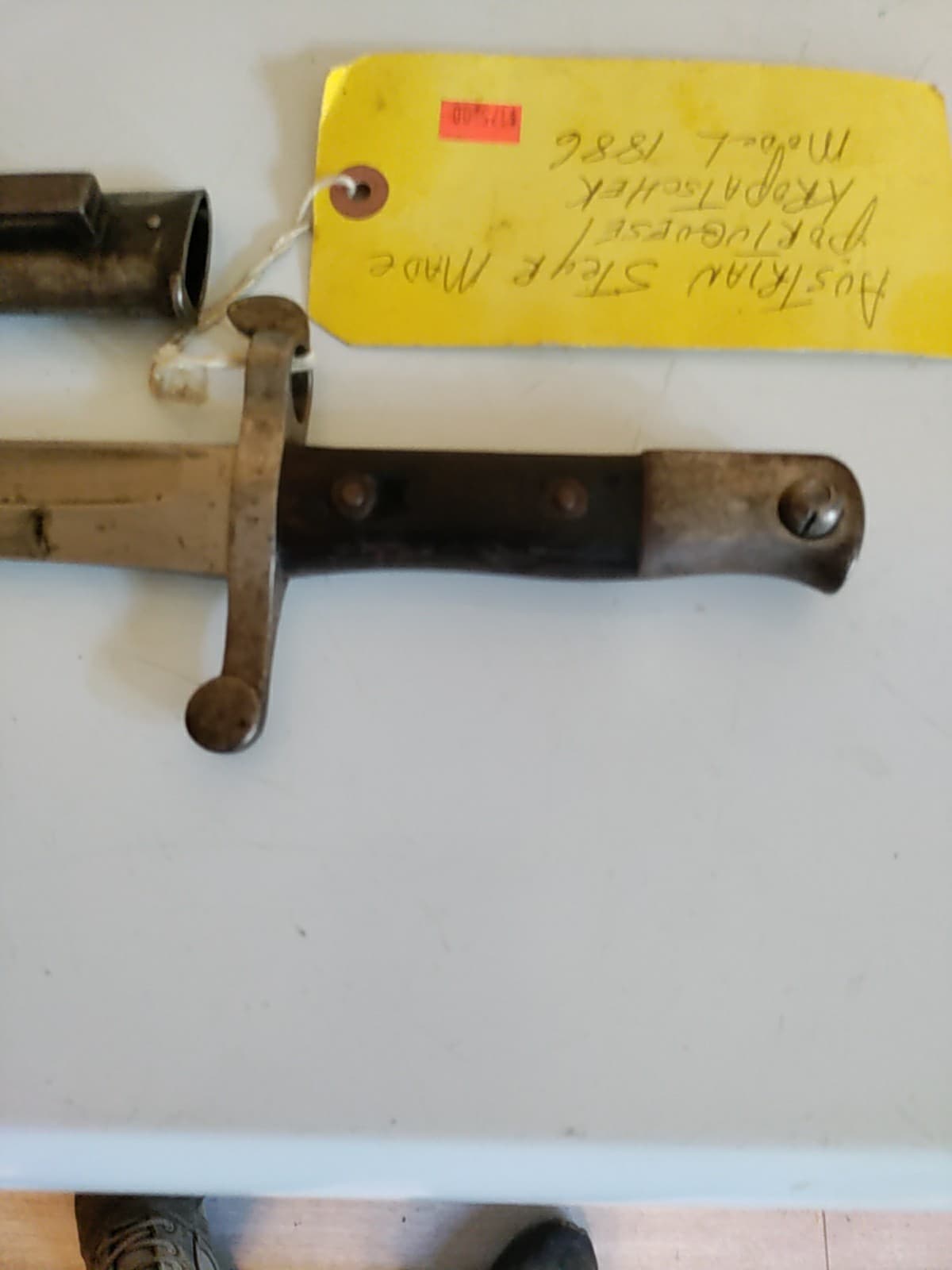 Portuguese M. 1886 Steyr bayonet and scabbard 2