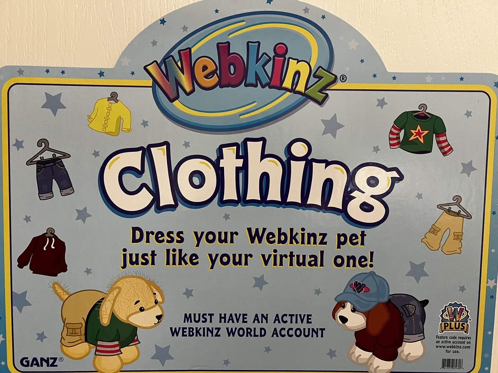 NEW Webkinz Pink & Purple Fleecy Top NEW Sealed w/ Code Clothes Plush FREE ship 6