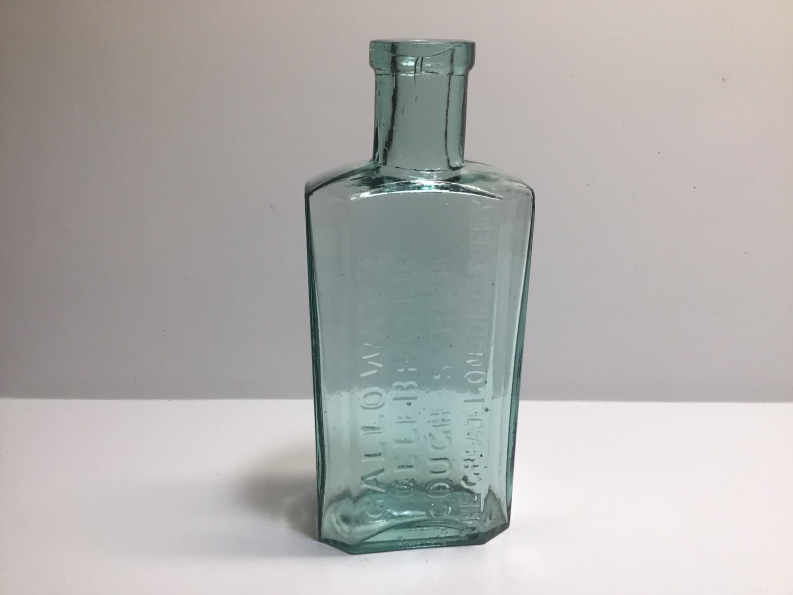 Galloway’s Celebrated Cough Syrup Medicine Bottle. 4