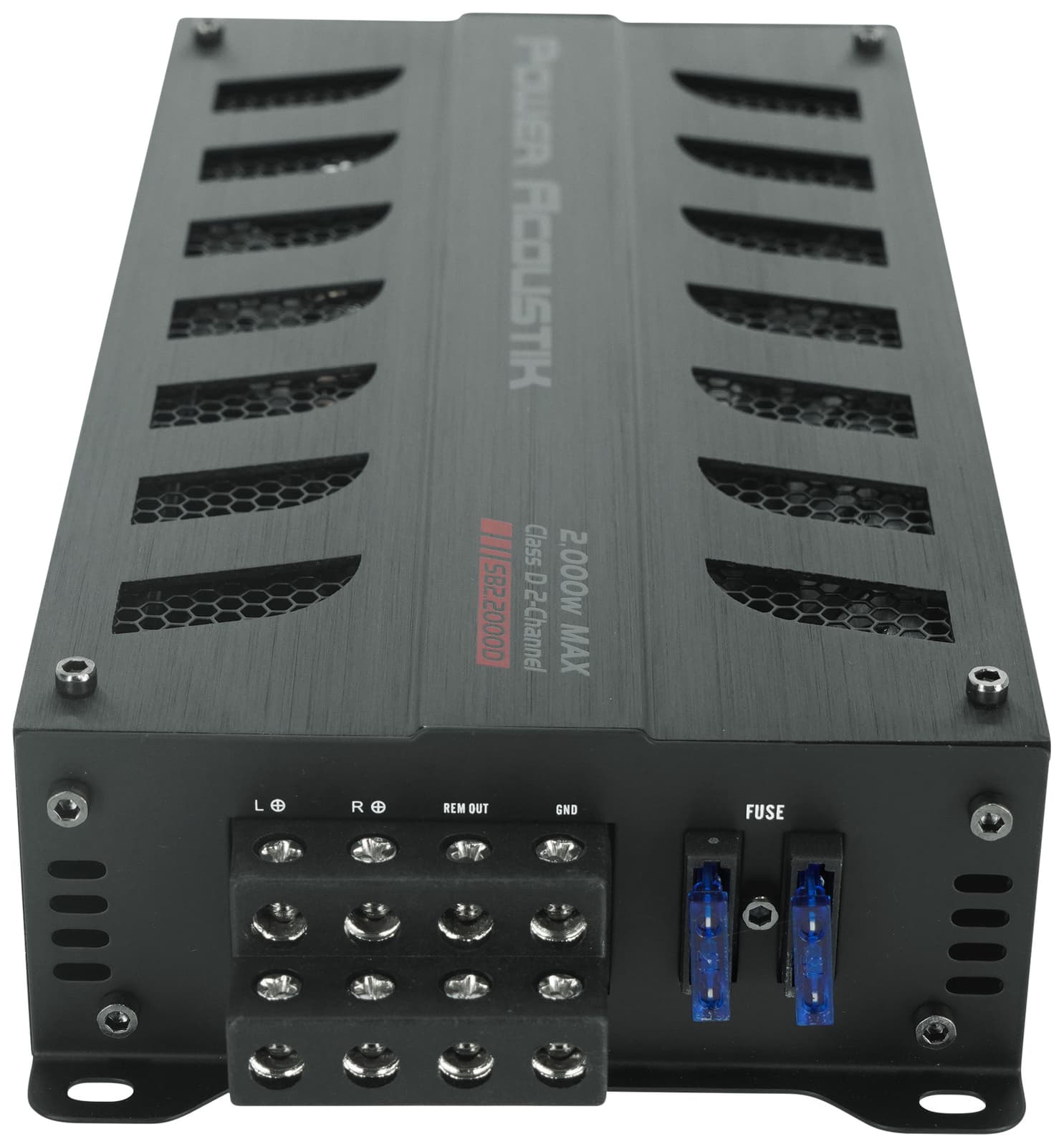 Power Acoustik SB2.2000D 2000 Watt 2-Channel Amplifier Class D Amp SB2-2000D 5