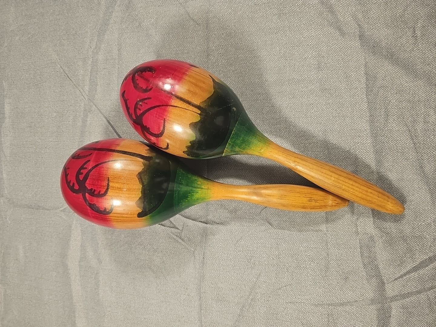 Vintage Maracas Set of 2 2