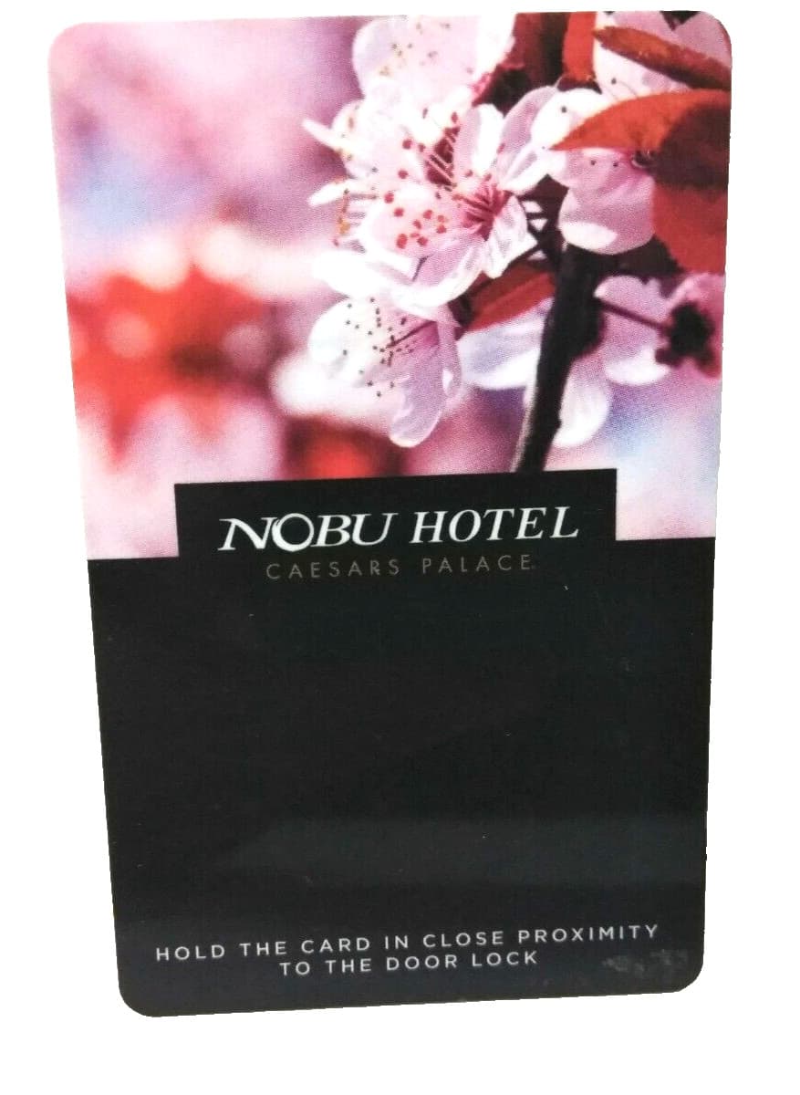 Nobu Room Key Card - Nobu Hotel Inside Caesar's Hotel Properties Las Vegas Rare