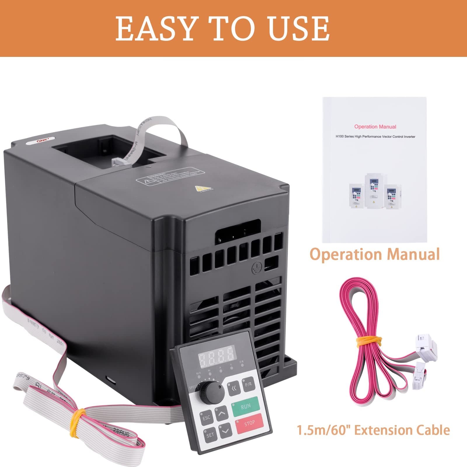 5.5KW 7.5HP 220V AC 25A VFD Converter Single to 3 Phase Inverter Variable Fre... 4